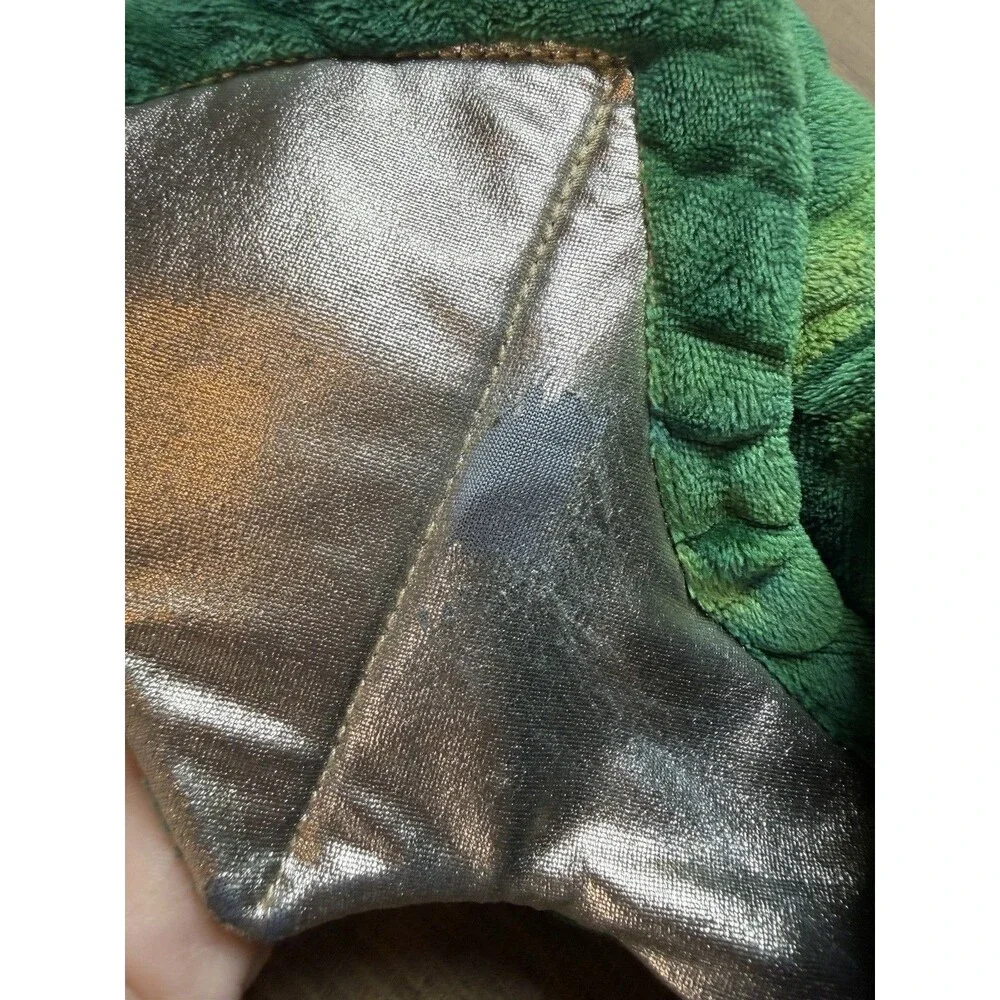 Green Dragon Plush Zip Belly Storage Mommy Flying Plush Green  19”